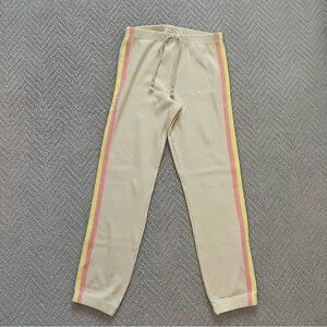 Paper Flower Striped Joggers